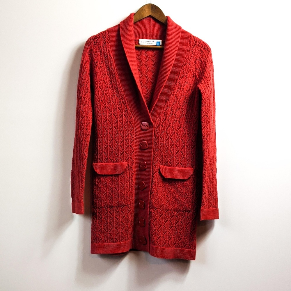 Anthropologie SPARROW LONG Cardigan